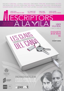 Cartell II Escriptors a la Vila, 2015