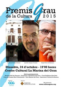 Premis Grau de la Cultura 2015 