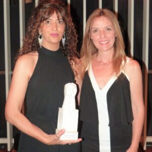Anna Moner i Susanna Lliberós, presentadora de l)acte