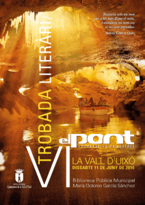 Cartell VI Trobada Literària El Pont