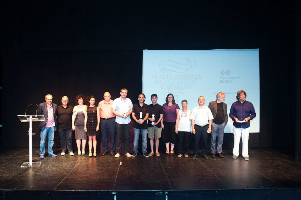 Guanyadors dels Premis Ciutat de Badalona 2016 en les diferents categories