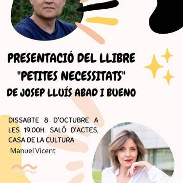«Petites necessitats», de J. L. a la Biblioteca de la Vilavella (8-X-2022)