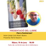 Flors d’aniversari a la Biblioteca Municipal de la Vall d’Uixó