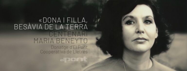 Commemoració del centenari de la poeta Maria Beneyto