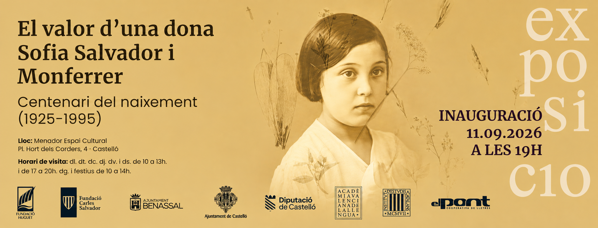 Castelló recupera la figura de Sofia Salvador i Monferrer amb una exposició i un recital